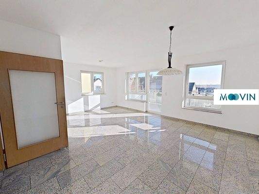 Ansicht I: Wohn- und Esszimmer