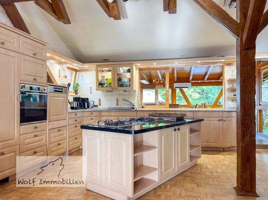 Kochinsel in Küche OG