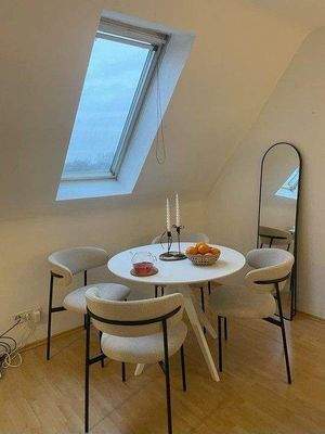 Essplatz im Wohnzimmer