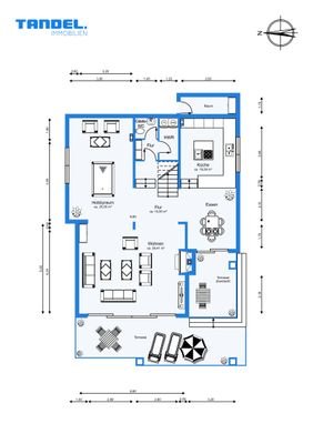 Grundriss Villa 1