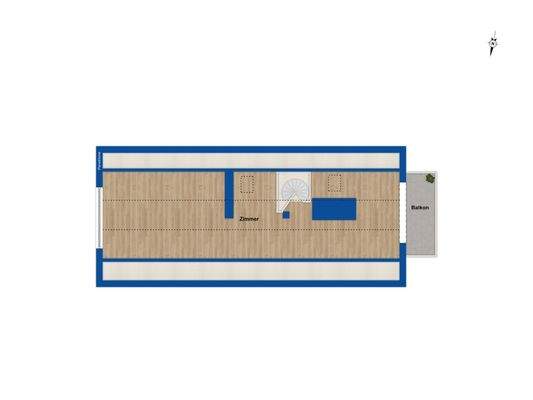 Grundriss Spitzboden