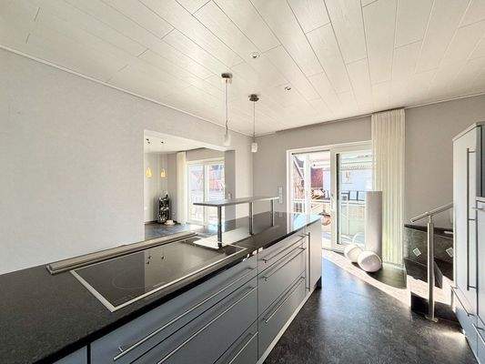 Wohnbereich mit Küche|DG