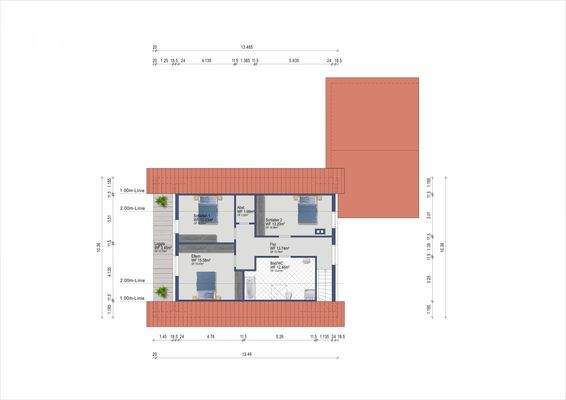 Grundriss Dachgeschoss