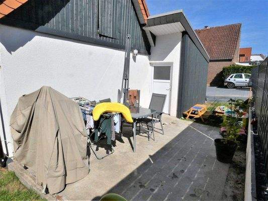 Ansicht von Westen – Garten/Terrasse