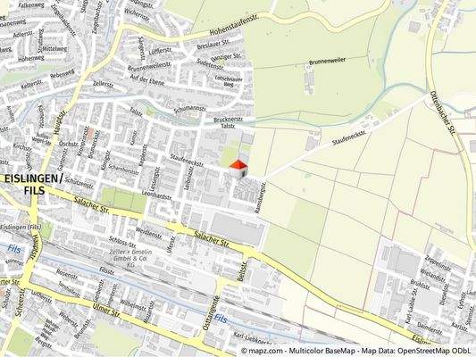 Geolyzer Kartenausschnitt