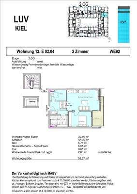 Grundriss WE 92 Baufeld XIII