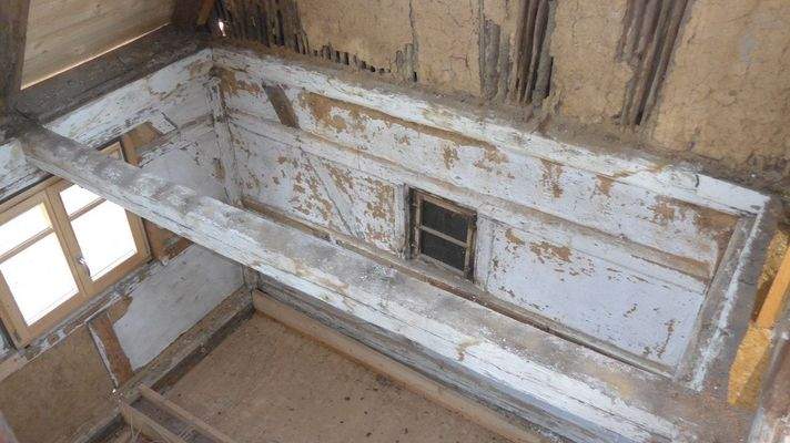 Blick ins geplante Bad im Obergeschoss