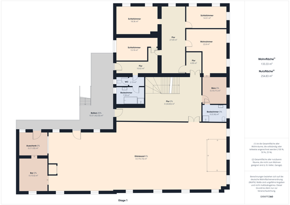 Grundriss Obergeschoss