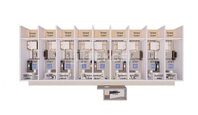 New Flats Close to the Sea in North Cyprus Gazimağusa