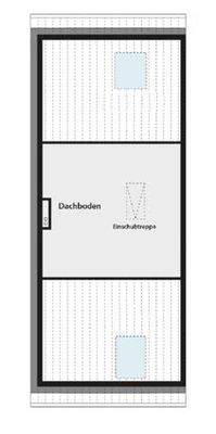 Grundriss Spitzboden