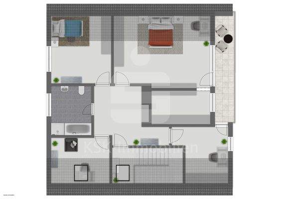 Grundriss Obergeschoss