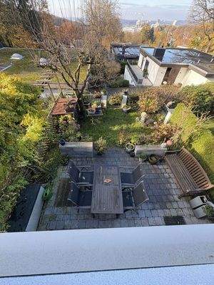 Terrasse von oben gesehen