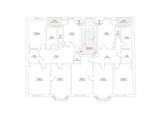 1. und 2. Obergeschoss