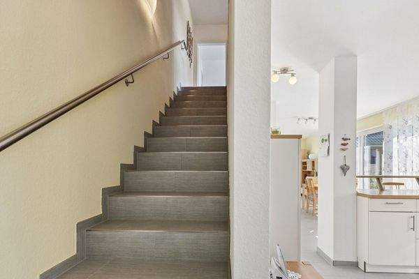 Treppe zum Dachgeschoss