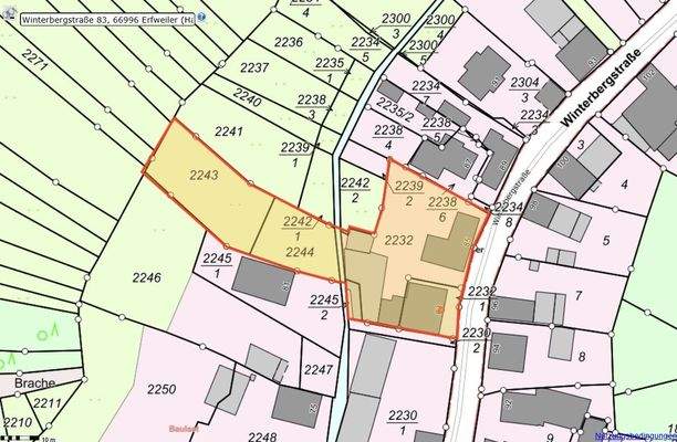 Lageplan-Nutzung_Erfweiler_Winterbergstr. 83-85