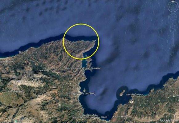 Kreta, Selles: Grundstück mit Meerblick zu verkaufen