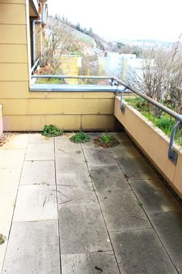 Balkon vom Flur aus