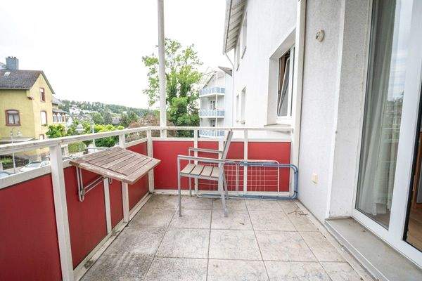 überdachter Balkon
