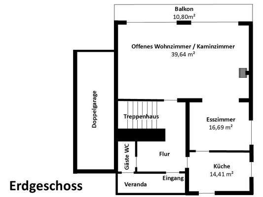 Erdgeschoss Grundriss