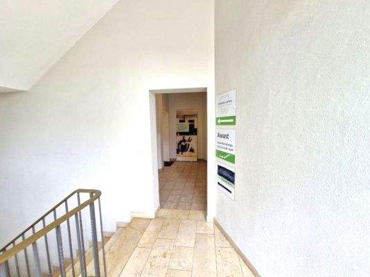 Blick vom Treppenhaus