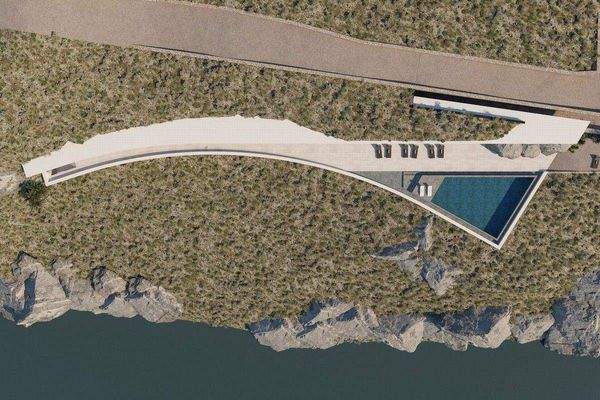 Greece Crete Plaka Luxury Villa House Under Constr