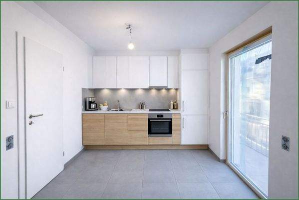 Küche möbliert - KI generiert