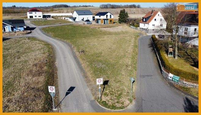 Blick auf das Grundstück