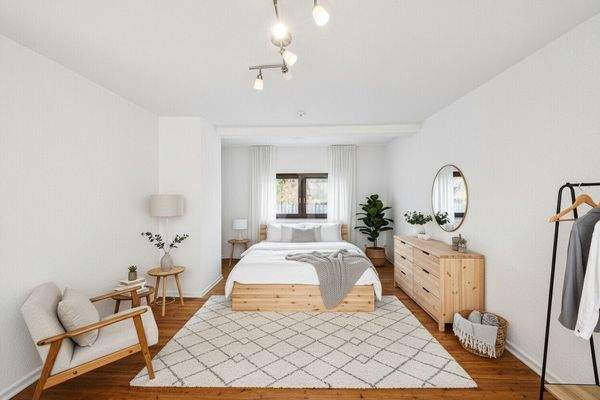 Schlafzimmer EG KI-Visualisierung 