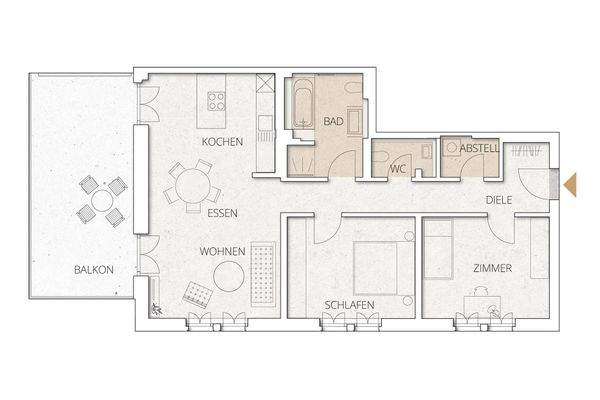 W13 Wohnungsgrundriss