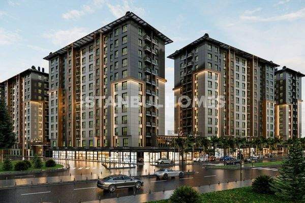 City and Nature View Apartments Near the Mall in Eyupsultan