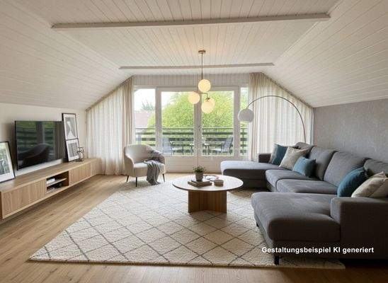 Gestaltungsbeispiel Wohnzimmer