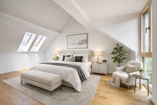 Schlafzimmer DG - KI generiert