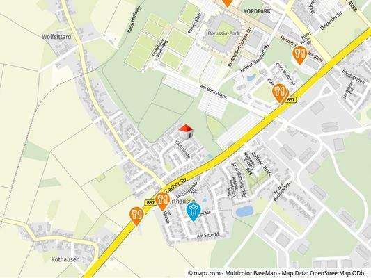 Geolyzer Kartenausschnitt