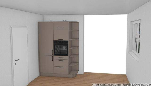 Gemütliche Dreizimmerwohnung in Nähe Klinikum mit eigenem Garten, Küche & Balkon - Foto 3