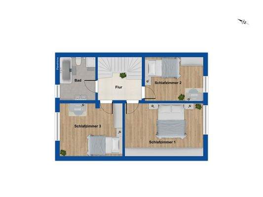 Grundriss Obergeschoss