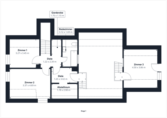 Grundriss Obergeschoss