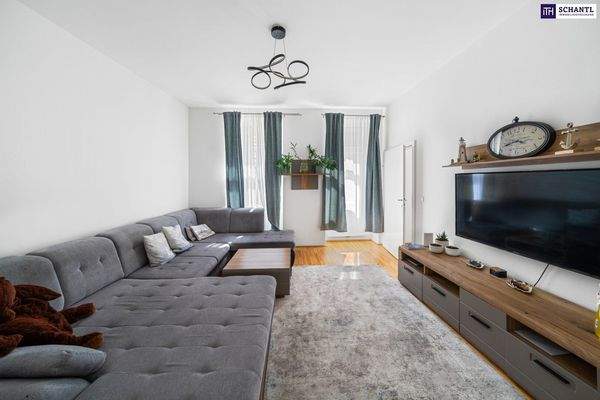 Wohnbereich, am Plan Zimmer ca. 18,92 m²