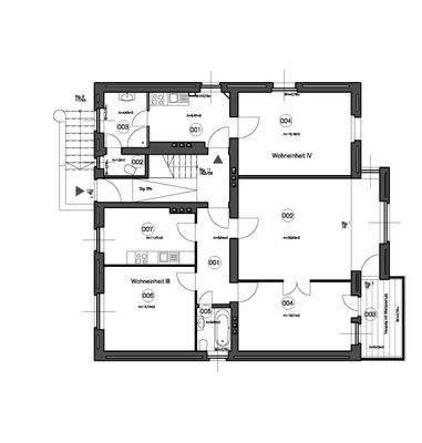 Grundrissskizze Hochparterre