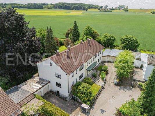 Luftbild mit Blick nach Westen