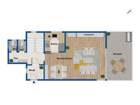 Grundriss Erdgeschoss