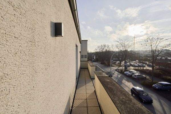 Umlaufende Dachterrasse