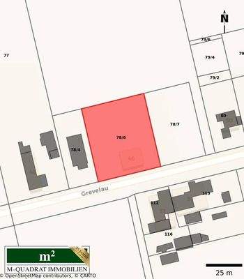 Lageplan - 21423 Winsen (Luhe) OT Scharmbeck, Grevelau