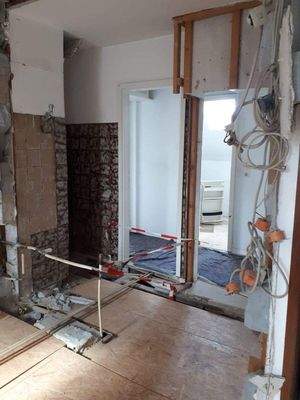 Sanitärbereich I Wasserschaden 