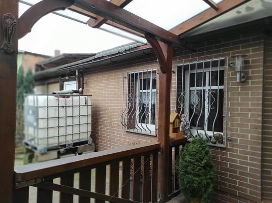 Terrasse für Haus Nr. 2 Nebengelass