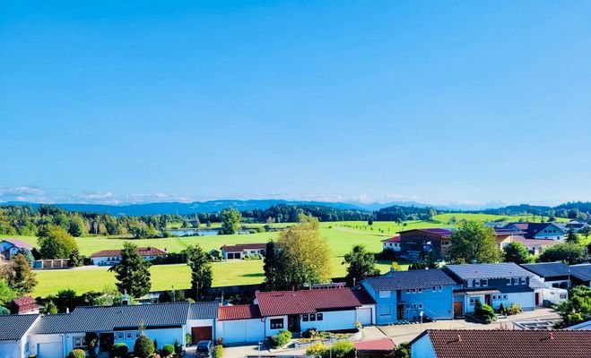 Blick vom Balkon