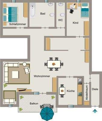 Grundriss beispielhaft