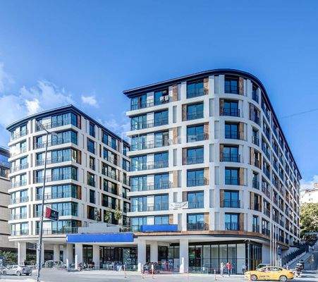 Properties in a Secured Complex with Pool in Beyoğlu İstanbul