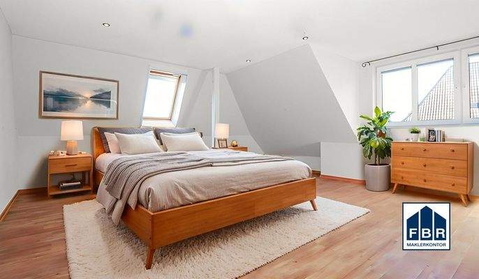 Zimmer im Spitzboden