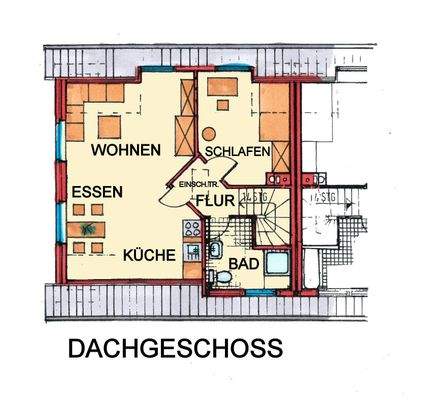 Grundriss Dachgeschoss
