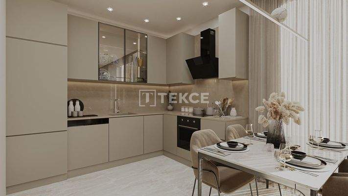 Apartments in a Two-Block Project Near the Sea in Alanya